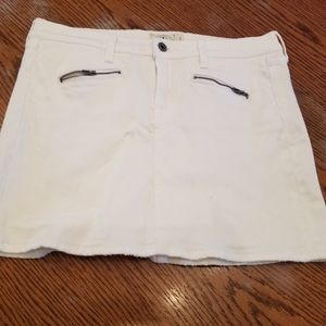 Lucky Brand White Demin Skirt